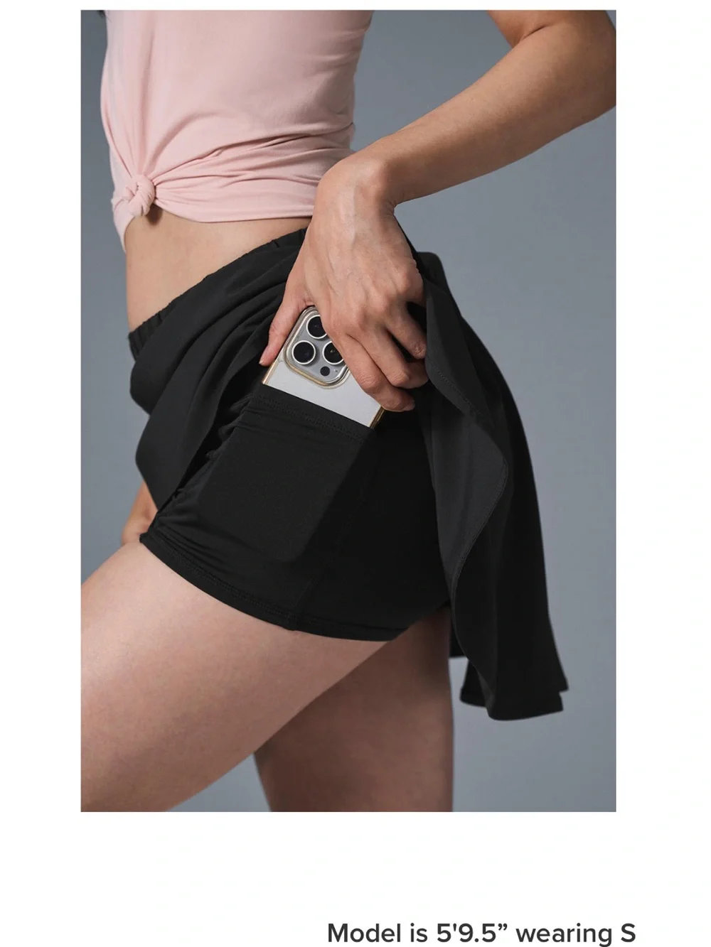 ALO Yoga Black Freestyle skirt. Small